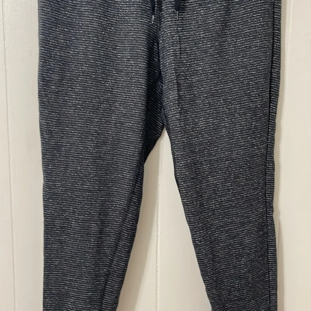 CHAMPION Elite Gray Black Stripe Jogger Sweatpants - Size L - Picture 3 of 14